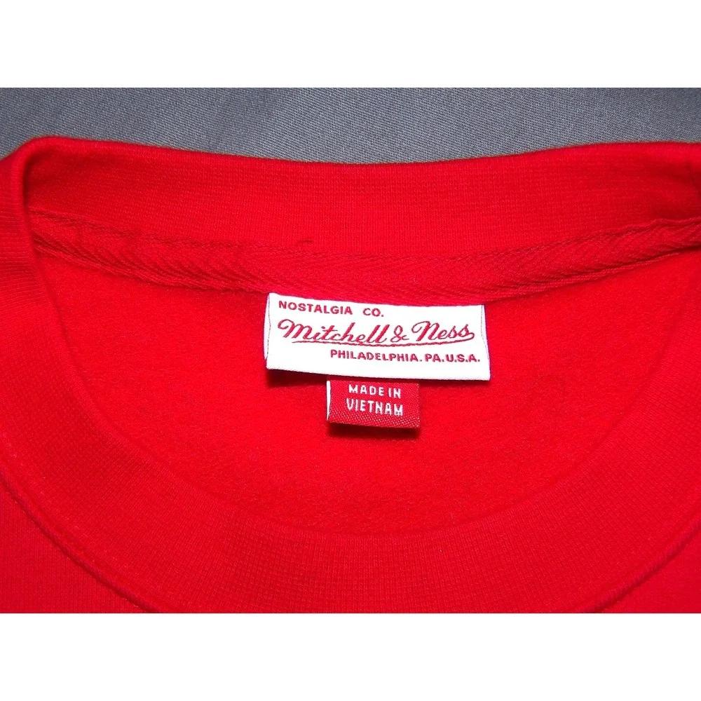 Mitchell &‎ Ness Montreal Canadiens Red Crew Neck Pull Over Sweatshirt Men's LRG